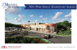 Rendering of Park Street Elementary School Replacement